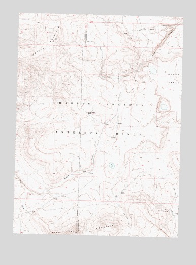 Catnip Mountain SE, NV USGS Topographic Map