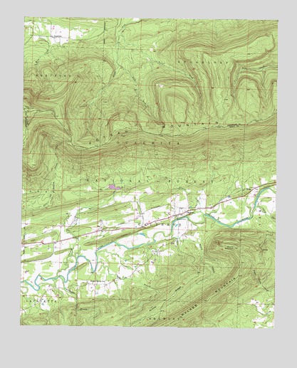 Cauthron, AR USGS Topographic Map
