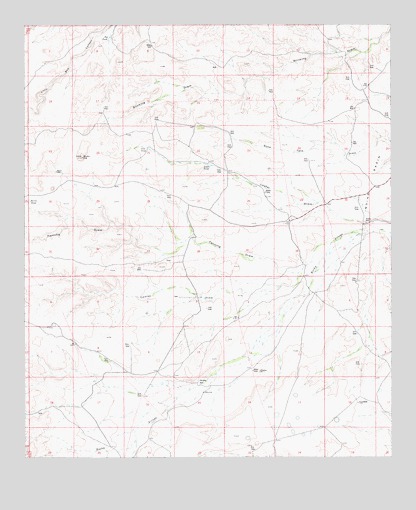 Cawley Draw, NM USGS Topographic Map