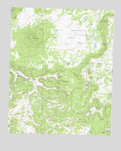 Cebollita Peak, NM USGS Topographic Map