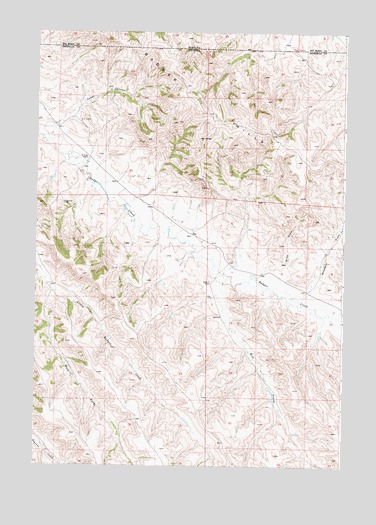 Cedar Canyon, WY USGS Topographic Map