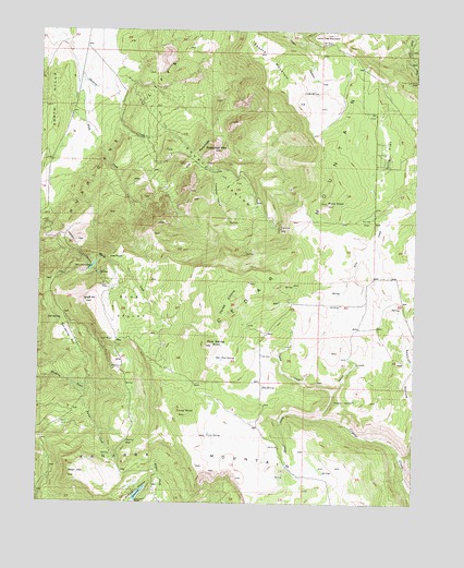Cedar Mountain, UT USGS Topographic Map