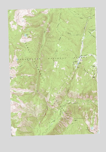 Cedar Ridge, ID USGS Topographic Map