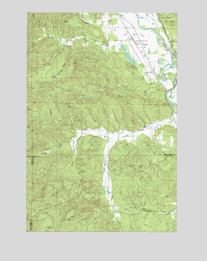 Cedarville, WA USGS Topographic Map