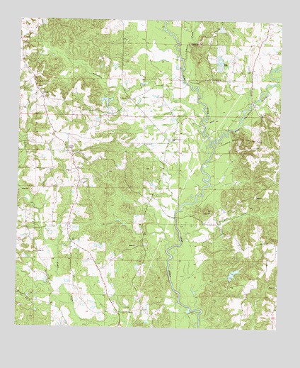 Center Ridge, MS USGS Topographic Map