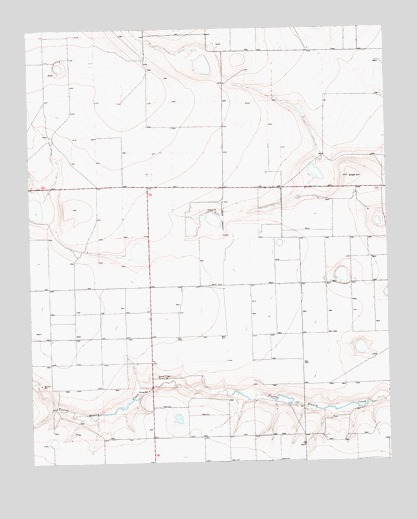 Chalk Hill, TX USGS Topographic Map