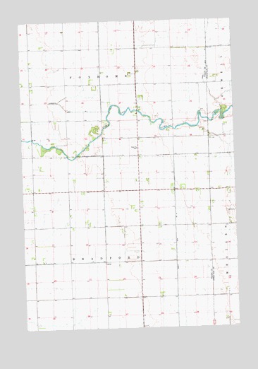 Campbell NE, MN USGS Topographic Map
