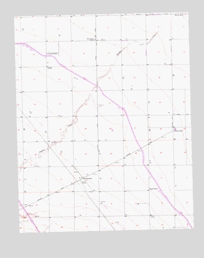 Chaney Ranch, CA USGS Topographic Map
