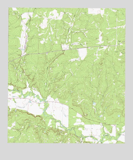 Chapman Draw, TX USGS Topographic Map