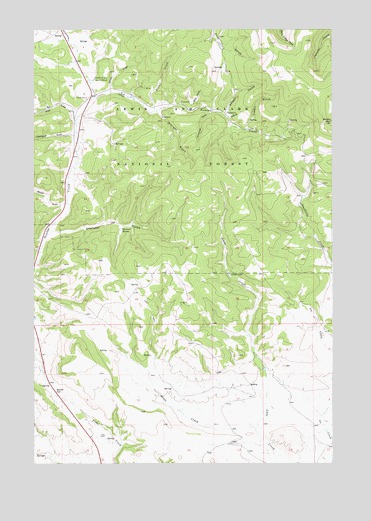Charcoal Gulch, MT USGS Topographic Map
