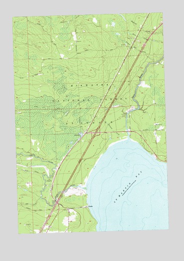 Charles, MI USGS Topographic Map