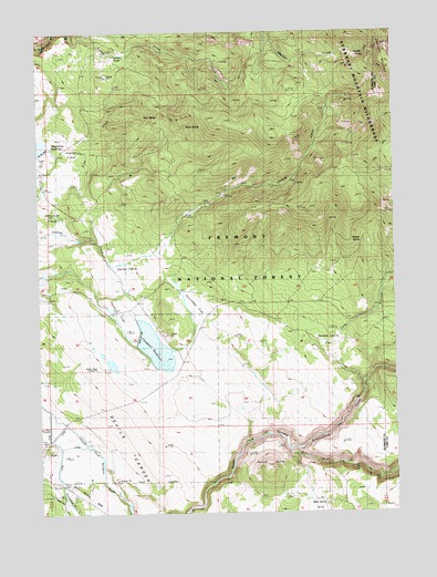 Campbell Reservoir, OR USGS Topographic Map