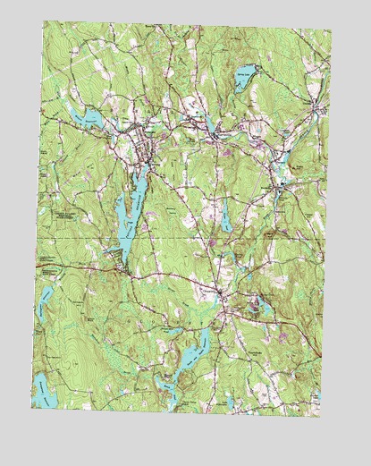 Chepachet, RI USGS Topographic Map