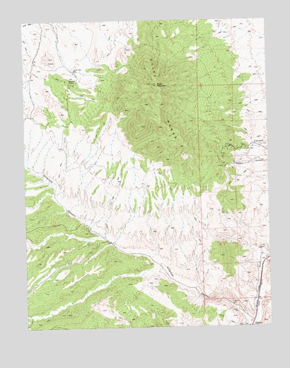 Chief Mountain, NV USGS Topographic Map