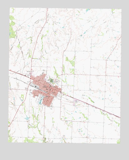 Childress, TX USGS Topographic Map