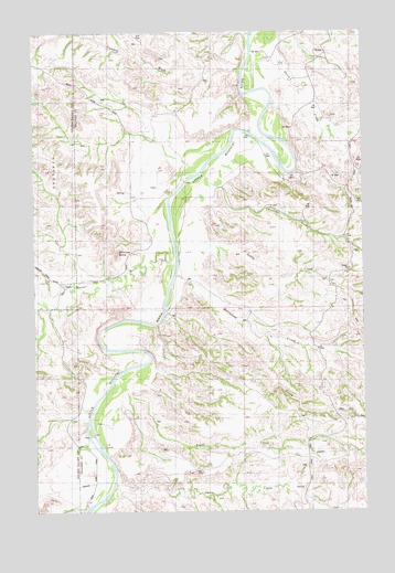 Chimney Butte, ND USGS Topographic Map