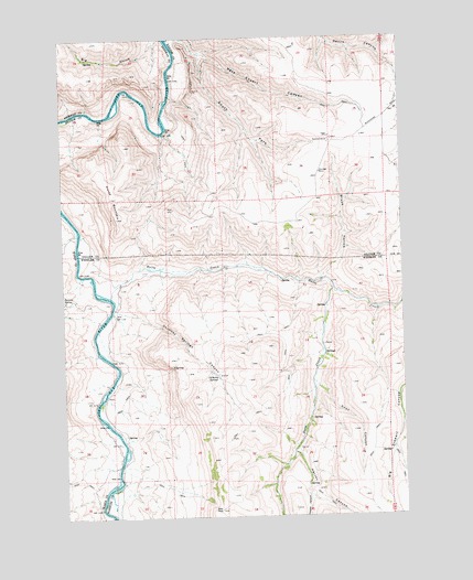 Chimney Springs, OR USGS Topographic Map