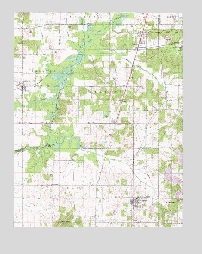 Chrisney, IN USGS Topographic Map