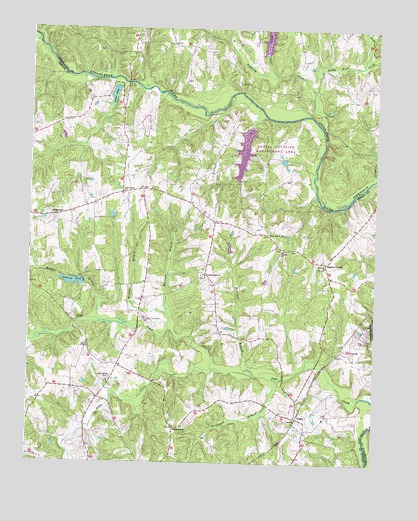 Chula, VA USGS Topographic Map