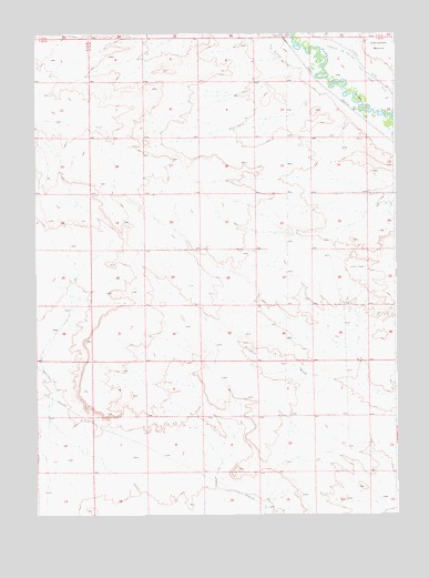 Church Butte NW, WY USGS Topographic Map