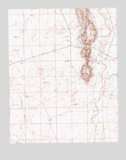 Circle Bar Ranch, NM USGS Topographic Map