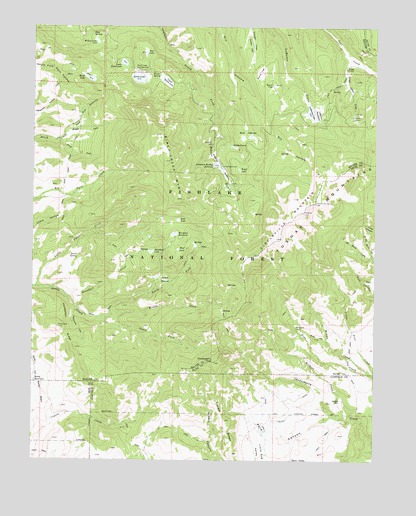 Circleville Mountain, UT USGS Topographic Map
