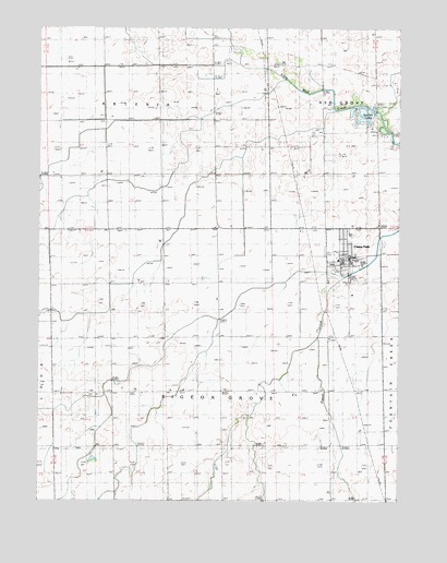 Cissna Park, IL USGS Topographic Map