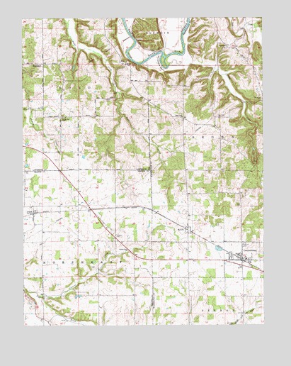 Campbellsburg, IN USGS Topographic Map