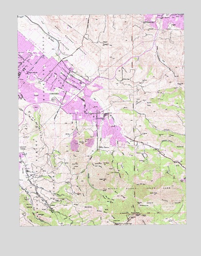 Clayton, CA USGS Topographic Map