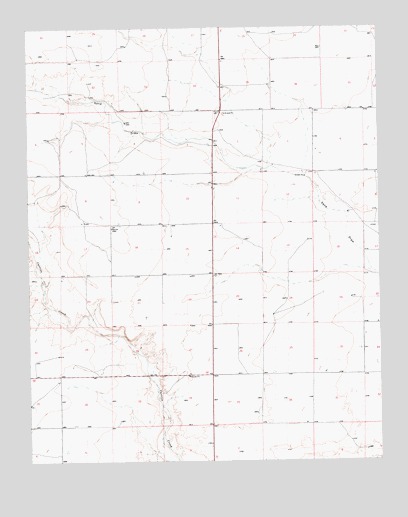 Clayton SW, NM USGS Topographic Map