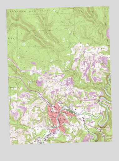 Clearfield, PA USGS Topographic Map