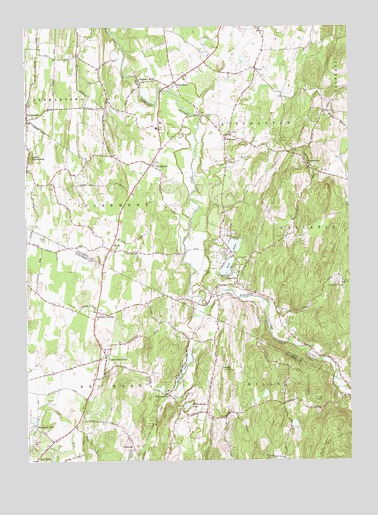 Clermont, NY USGS Topographic Map