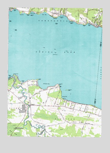 Cleveland, NY USGS Topographic Map