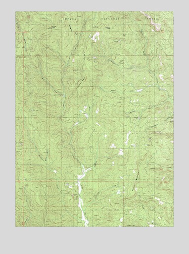 Cleveland Ridge, OR USGS Topographic Map