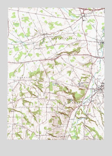 Clinton, NY USGS Topographic Map
