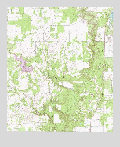 Club Hollow, TX USGS Topographic Map