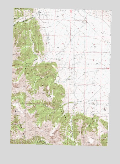 Coal Kiln Canyon, ID USGS Topographic Map