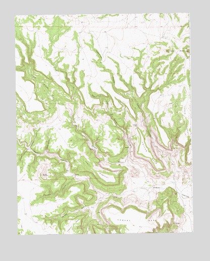 Cobert Mesa North, CO USGS Topographic Map