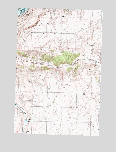 Coleman Hill, WA USGS Topographic Map