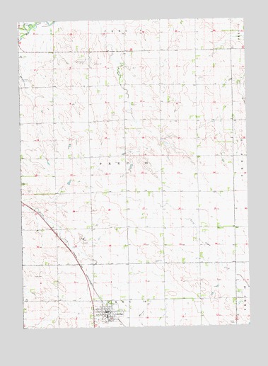 Coleridge, NE USGS Topographic Map