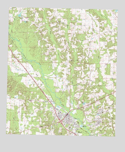 Collins, MS USGS Topographic Map