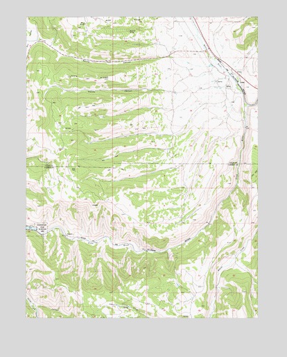 Colton, UT USGS Topographic Map