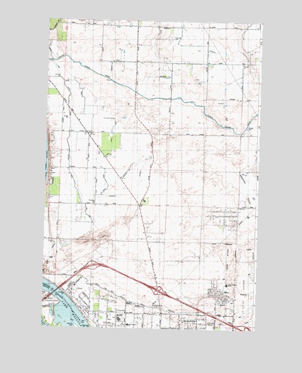 Columbia Point, WA USGS Topographic Map