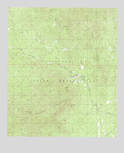Comobabi, AZ USGS Topographic Map