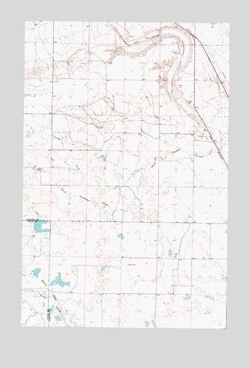 Conrad SW, MT USGS Topographic Map