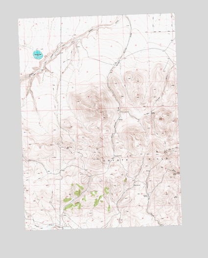 Cooper Draw, OR USGS Topographic Map