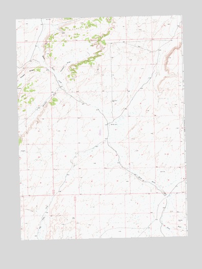 Cooper Ridge NE, WY USGS Topographic Map