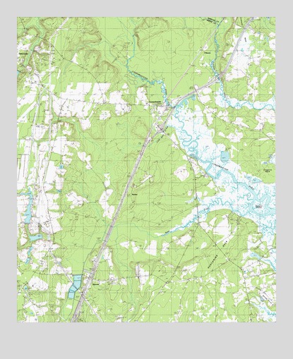 Coosawhatchie, SC USGS Topographic Map