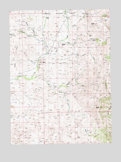 Cornwall Mountain, NV USGS Topographic Map