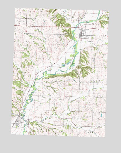 Correctionville, IA USGS Topographic Map